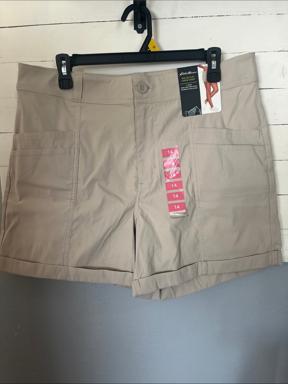 Eddie Bauer Women's Tan Cargo Shorts